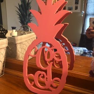 “G” Pineapple wall decoration